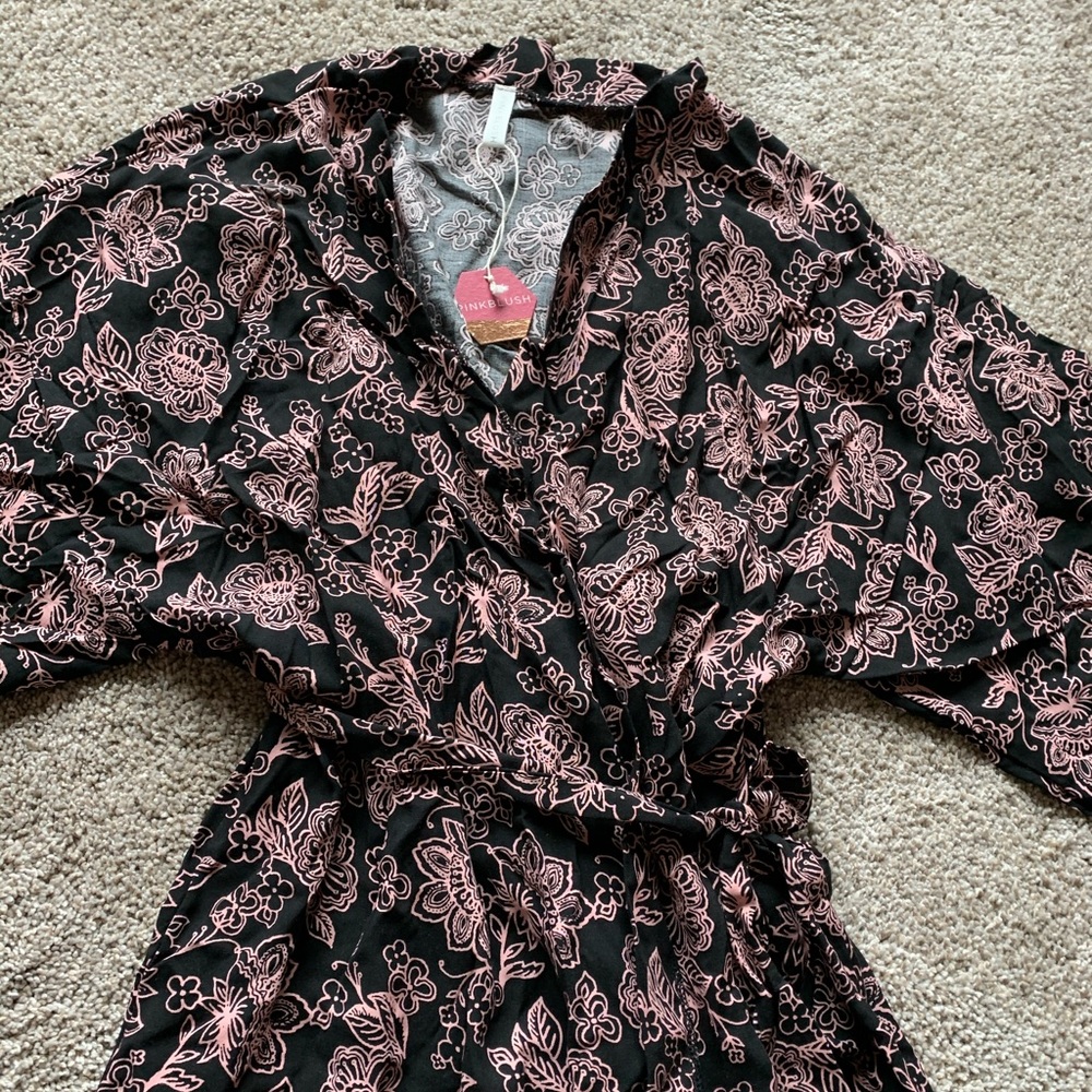 Pink blush maternity/labor/postpartum robe